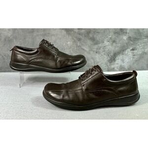 Footprints by Birkenstocks Men's Dark Brown Leather Oxford 45 or US 12 (S2302)